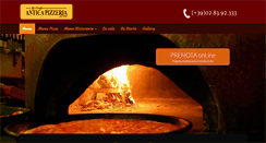 Desktop Screenshot of anticapizzeriadagiulio.it